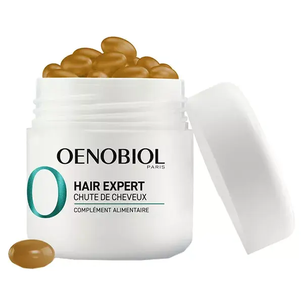 Oenobiol Cheveux Hair Expert Chute de Cheveux Lot de 2 x 60 capsules