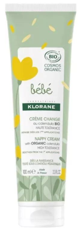 Klorane Creme Troca Fralda com Calêndula Orgânica 100 ml