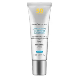 SkinCeuticals Photoprotection Ultra Facial UV Defense Sunscreen Crème Solaire Hydratante Visage SPF50 30ml