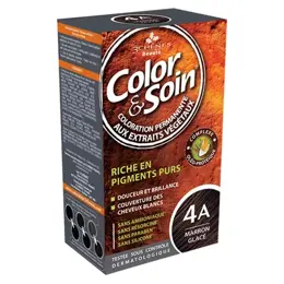 Les 3 Chênes Color & Soin Coloration Permanente N°4A Marron Glacé
