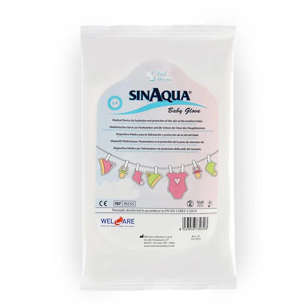 Sinaqua Baby Glove Guanti Detergenti 4pz