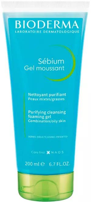 Bioderma Sebium Gel Moussant 200 ml Tube