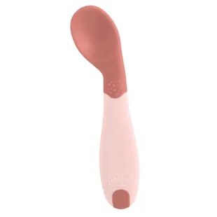 Chicco First Slanted Spoon Pink +8m