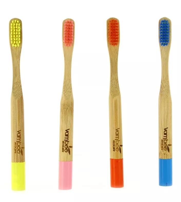 Brosse à dents pour enfants Vamboo Soft Jaune