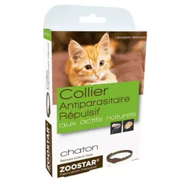 Zoostar Collier Antiparasitaire Répulsif Chaton