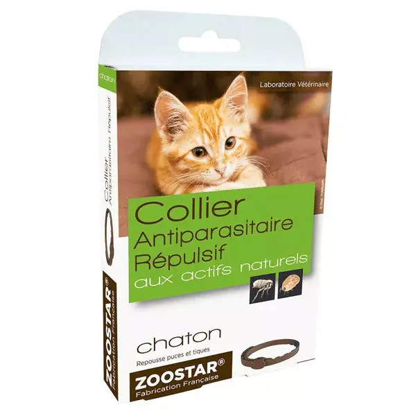 Zoostar Collar Antiparasitario Repelente para Cachorros de Gato 35cm