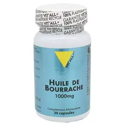 Vit'all+ Huile de Bourrache 1000mg 30 capsules