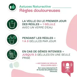 Naturactive Règles Douloureuses Crampes Abdominales Bio 30 gélules végétales