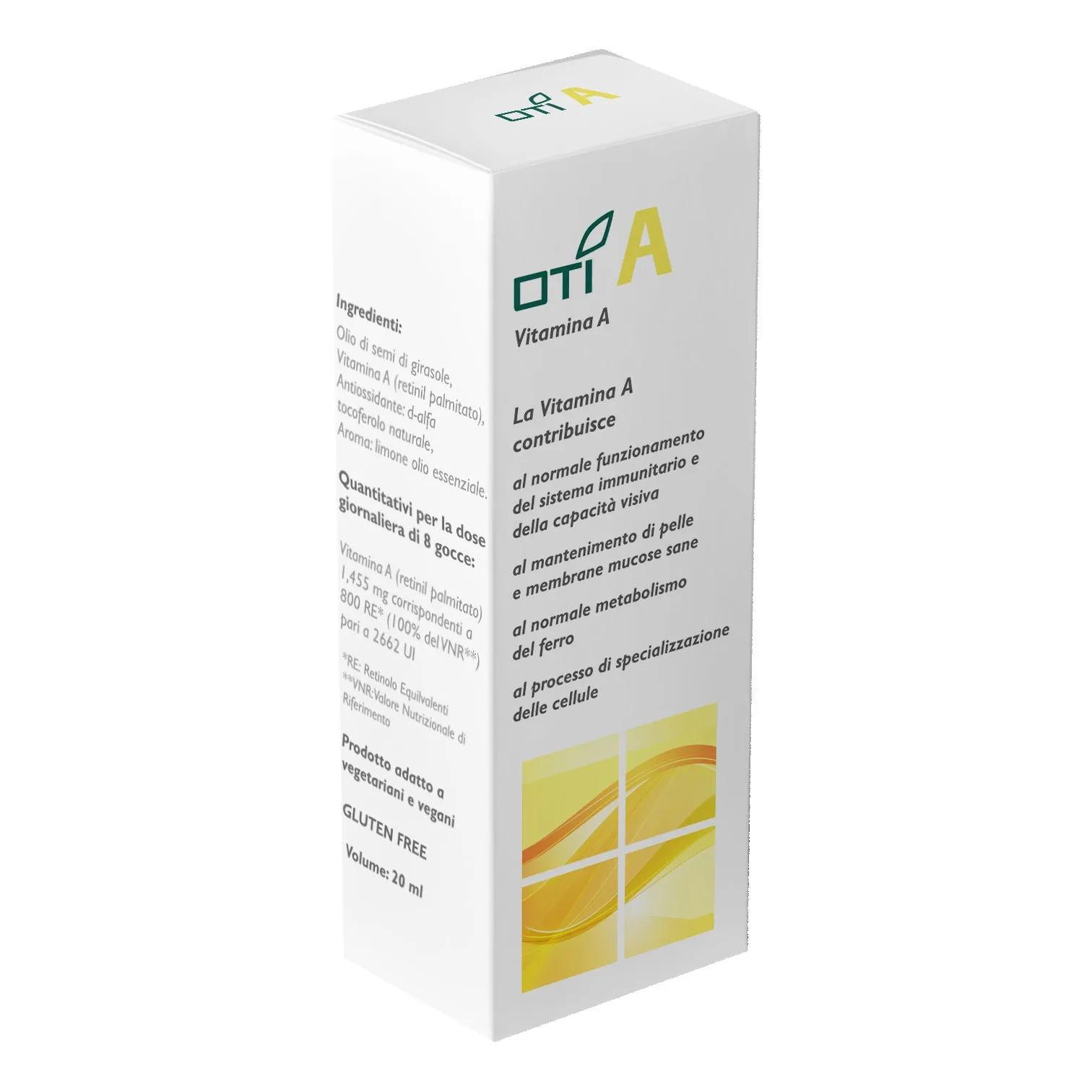 Oti A Vitamina A Gocce Integratore Vitaminico 20 ml