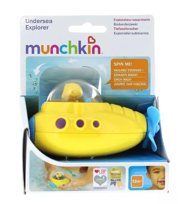 Munchkin Brinquedo Banho SubMarinho amarelo Explorador 