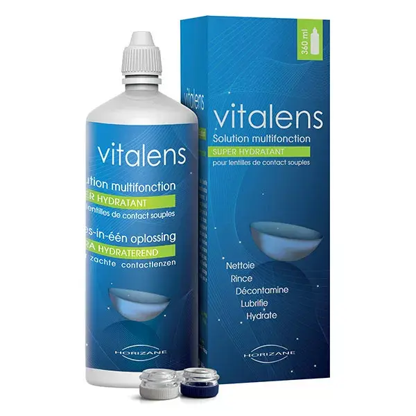 Vitalens cleaning lenses soft 360 ml multifunction Solution