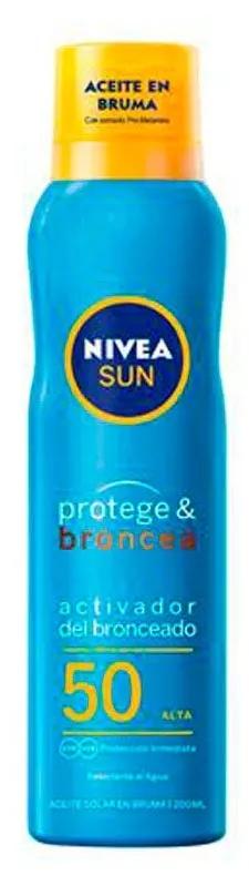 Nivea Sun Aceite en Bruma Protege y Broncea SPF 50 200 ml
