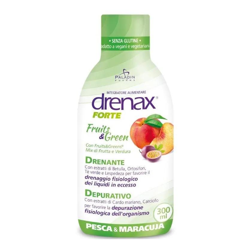 Drenax Forte Fruits&Green Pocket Integratore Drenante e Depurativo 300 ml