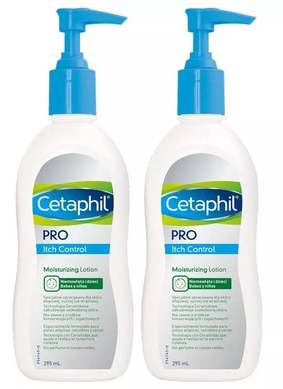Cetaphil Pro Itch Control Loção Hidratante Pele Atópica 2x295 ml