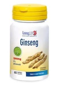 Longlife Ginseng 5% Integratore Energetico 60 Capsule