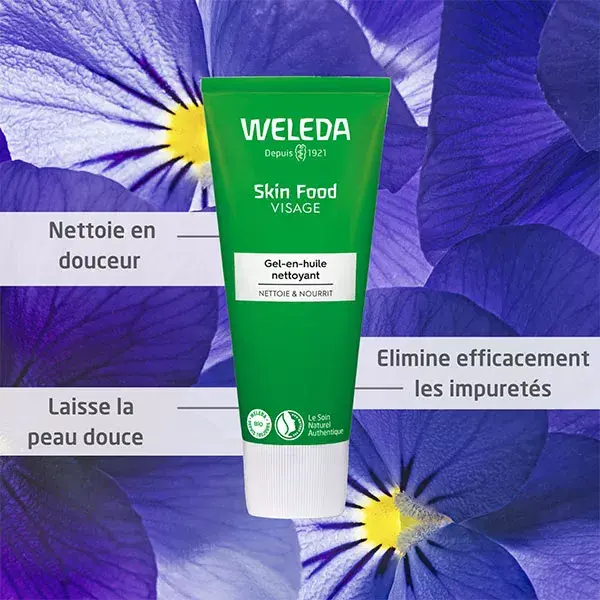 Weleda Skin Food Gel-En-Huile Nettoyant Bio 75ml
