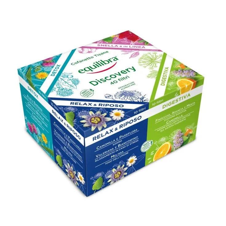 Equilibra Discovery Cofanetto Tisane 40 Filtri