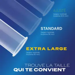 Durex Préservatifs Comfort XXL - 10 préservatifs Extra larges