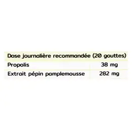 Aagaard Propolis Gouttes Propolis et Pépins de Pamplemousse 30ml