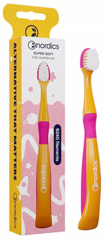 Nordics Brosse à dents pour enfants 9.240 Sirène orange