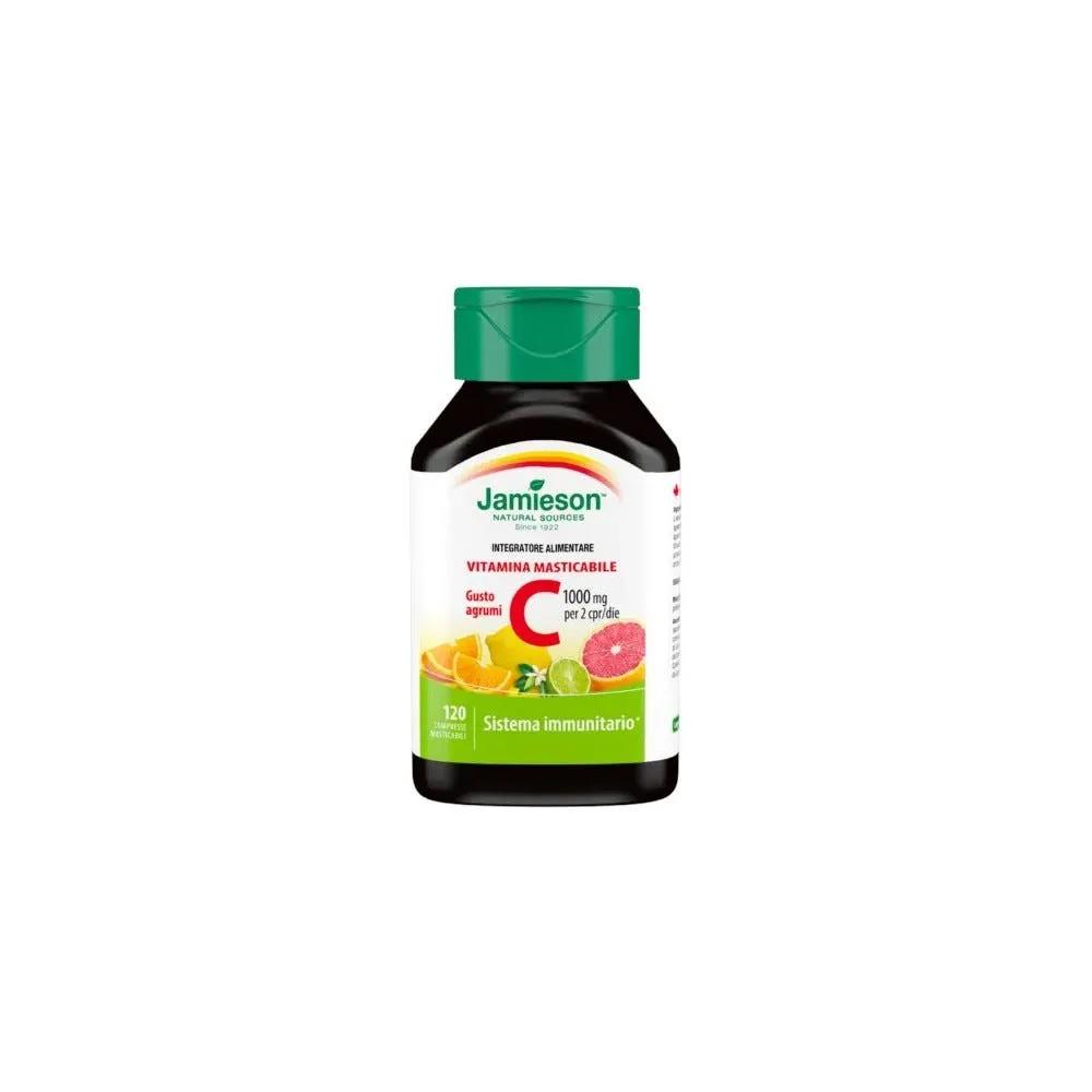 Jamieson Vitamina C 1000 Gusto Agrumi Integratore 120 Compresse