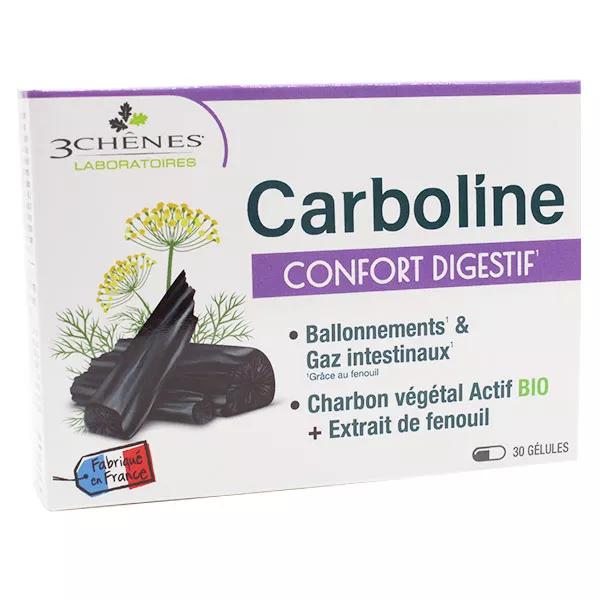 Les 3 Chênes Digestion Carboline 30 cápsulas