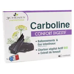 Les 3 Chênes Digestion Carboline 30 gélules