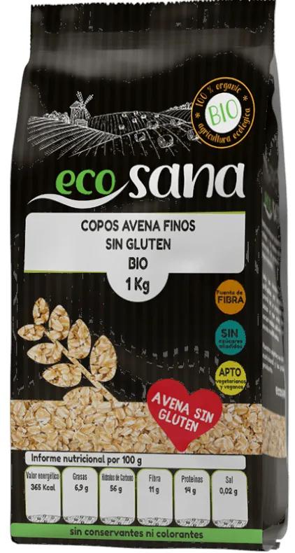 Ecosana Organic Gluten-Free Fine Whole Oat Flakes 1 kg