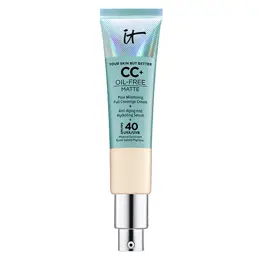 IT Cosmetics Fond de Teint Your Skin But Better CC+ Oil Free Matte Crème Correctrice Mate SPF40 Light 32ml