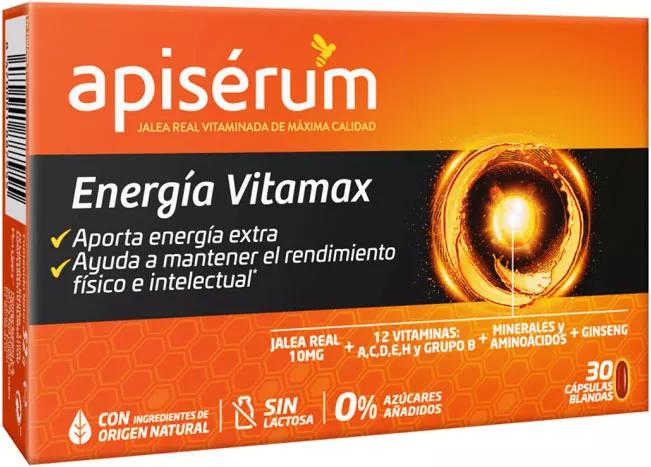 Apisérum Energiavitamax 30 Cápsulas