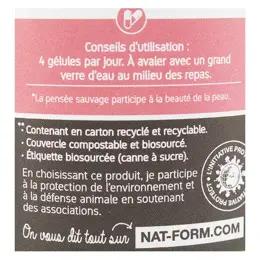 Nat & Form Écoresponsable Pensée Sauvage Bio 200 gélules