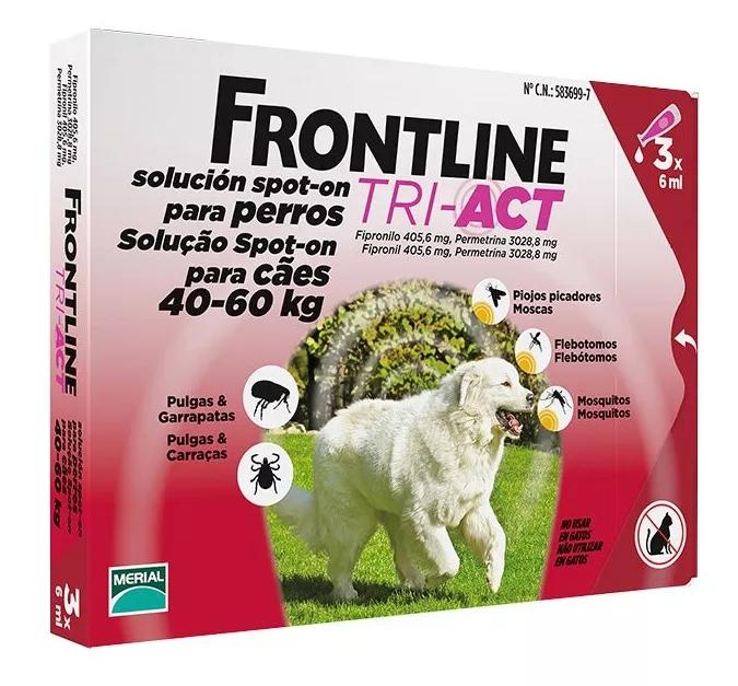 Frontline Tri Act Perros 40-60kg 3 Pipetas