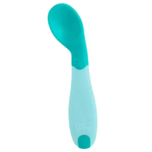Chicco First Angled Spoon Blue +8m