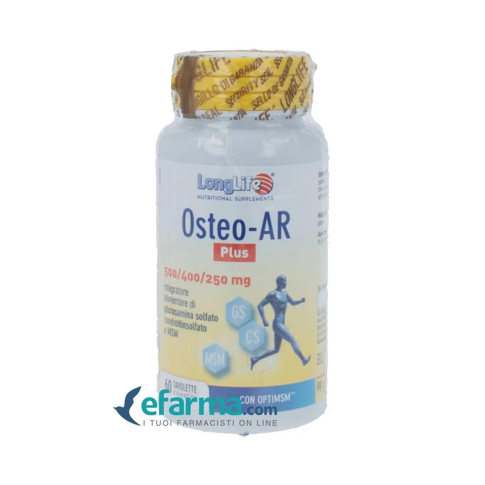 LongLife Osteo-ar Plus Integratore Articolare 60 Tavolette