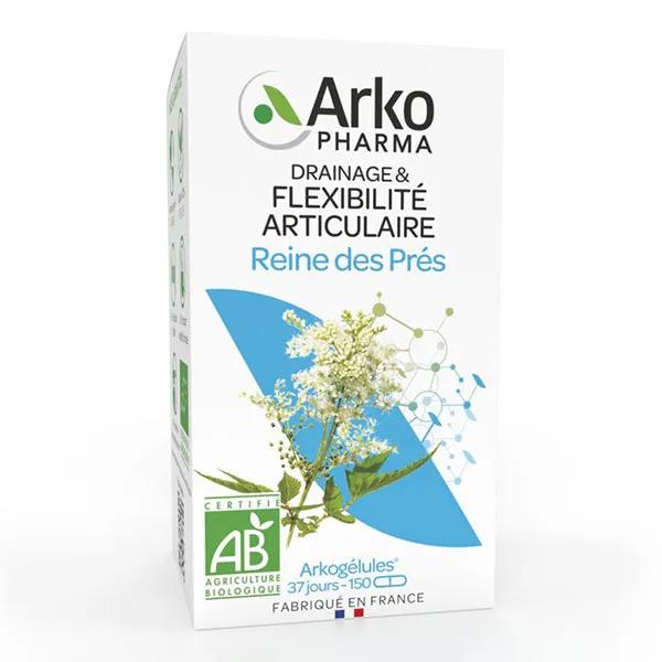 Arkopharma Arkogélules Drenaje y Flexibilidad Reine des prés 150 cápsulas