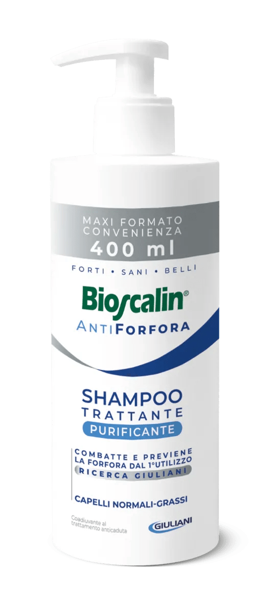 Bioscalin Shampoo Trattante Purificante Antiforfora per Capelli Grassi e Normali 400 ml