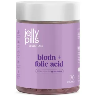 Jelly Pills Biotin + Folic Acid 60 Gummies