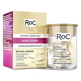 ROC Rétinol Correxion Soin Lissant Sérum nuit 10 capsules