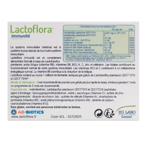 Lactoflora Immunity 30 capsules
