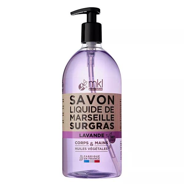 Jabón líquido Marsella de MKL naturaleza lavanda 1 L verde