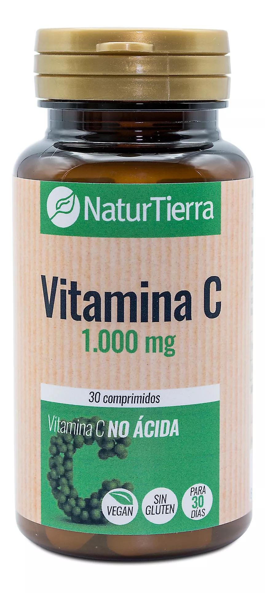 NaturTierra Vitamina C 30 Comprimidos