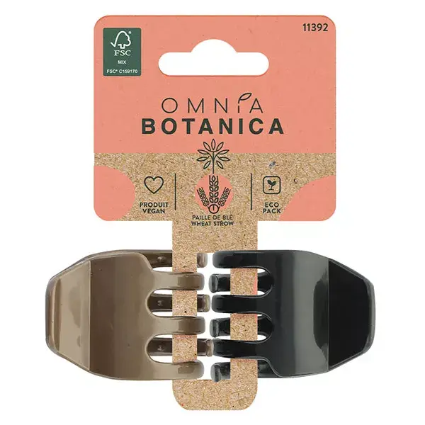 Omnia Botanica Coiffure Grande Pince 2 unités