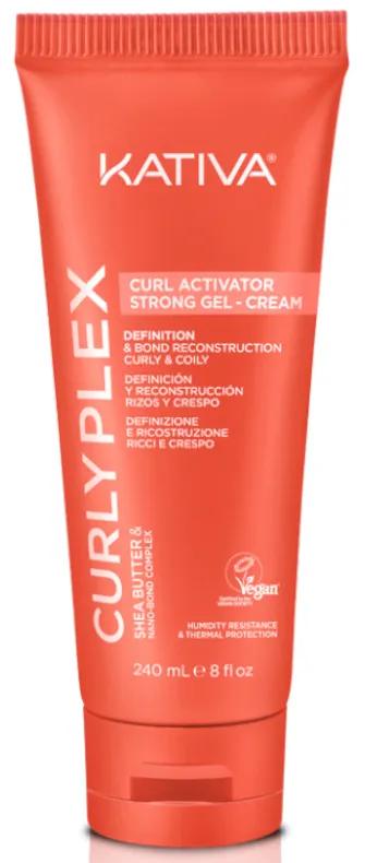 Kativa Curly Plex Activator Starke Gelcreme 240 ml