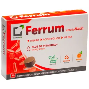 Saludbox Ferrum 30 Orodispensable Tablets