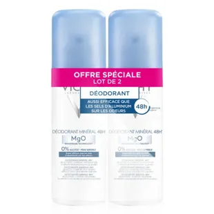 Vichy Deodorante Minerale Spry 48H Lotto di 2 x 125ml