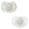 Suavinex Lot de 2 Sucettes Phosphorescentes Sx Pro 0/6 mois Night&Day Elephant