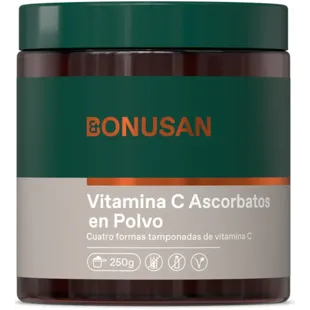 Bonusan Vitamina C Ascorbatos en Polvo 250 gr