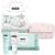 Suavinex Newborn Baby Gift with Pink Cloth Wipe Holder