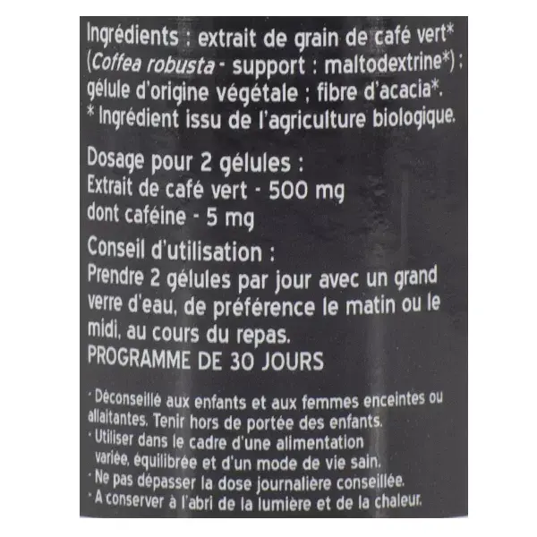 Nutrivie Caffé Verde Bio Integratore Alimentare 60 capsule