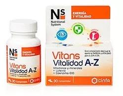 N+S Nature System Vitans Vitalidad A-Z 100 comprimidos